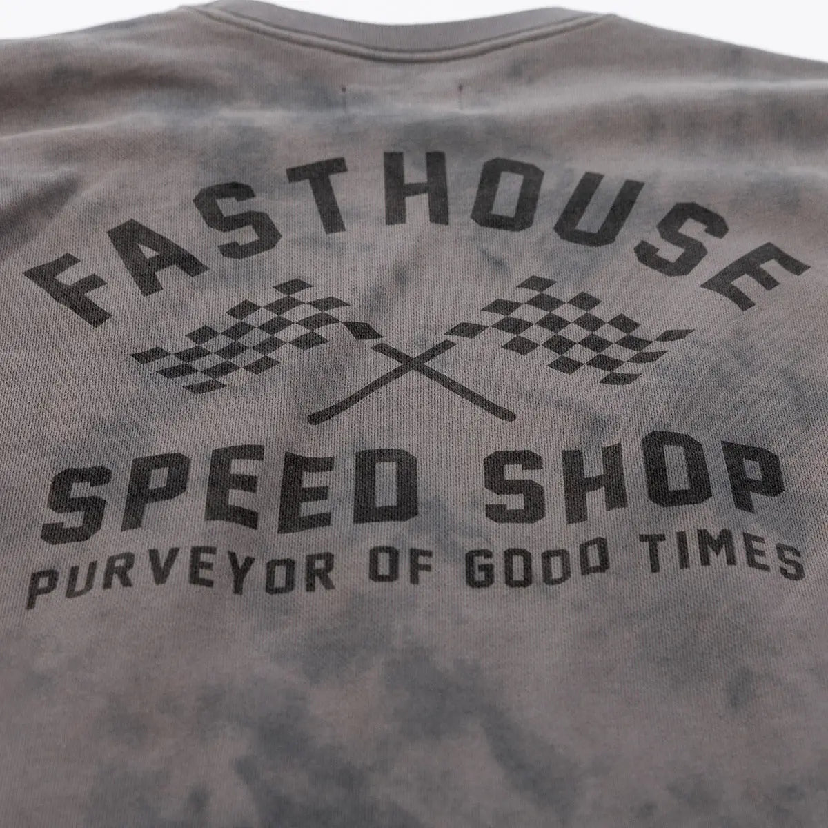 Crossroad Crew Neck Pullover - Shadow Crystal Wash - Fasthouse