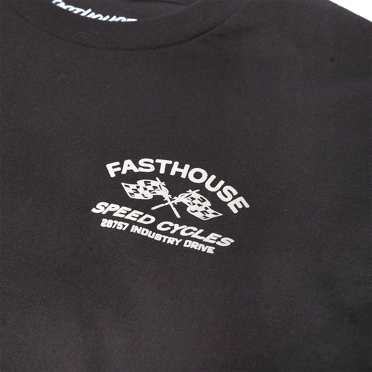 Crown Long Sleeve Tee - Black