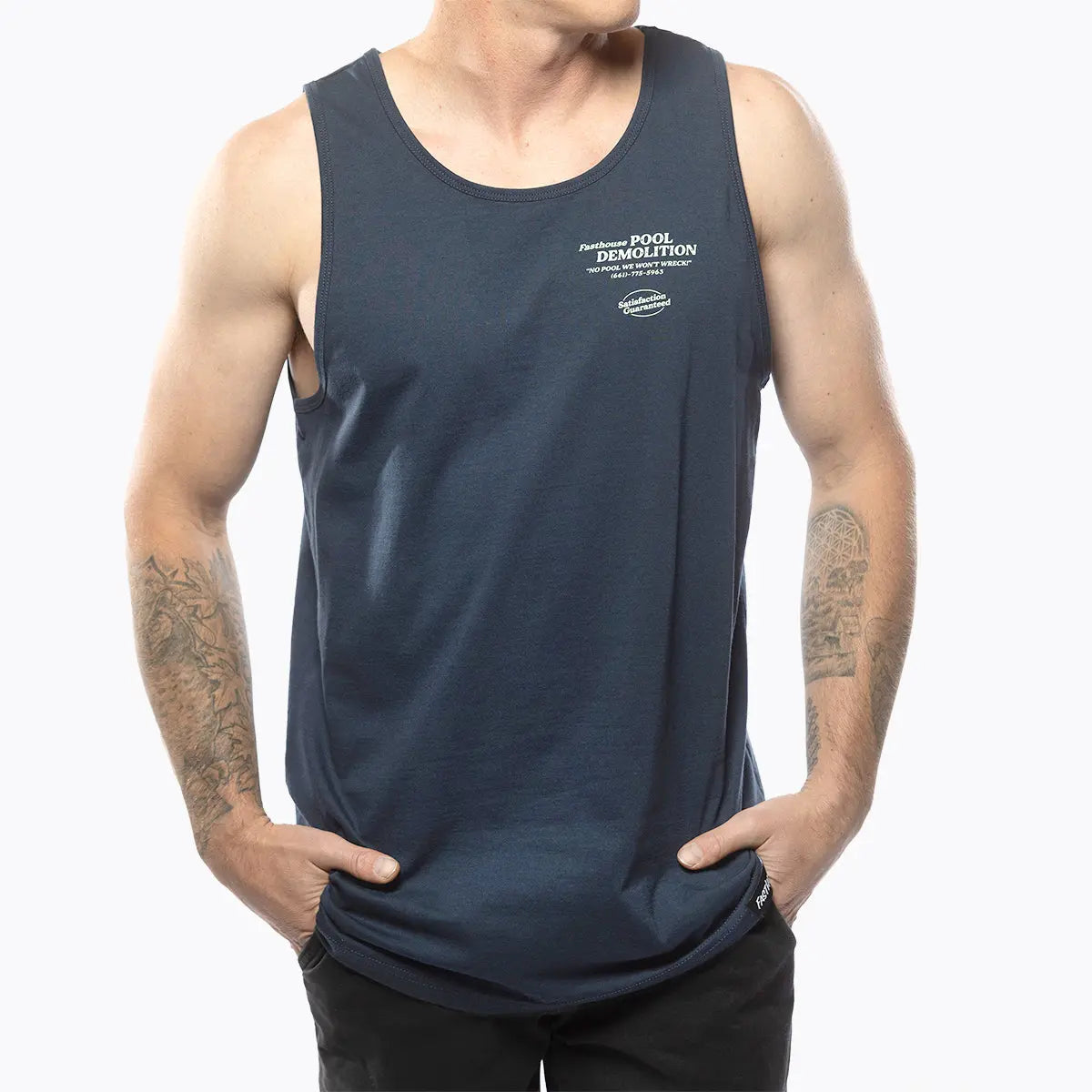 Demolition Tank - Navy - Fasthouse