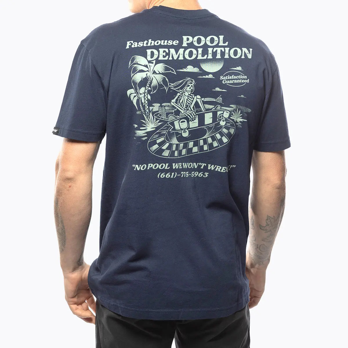 Demolition Tee - Navy - Fasthouse