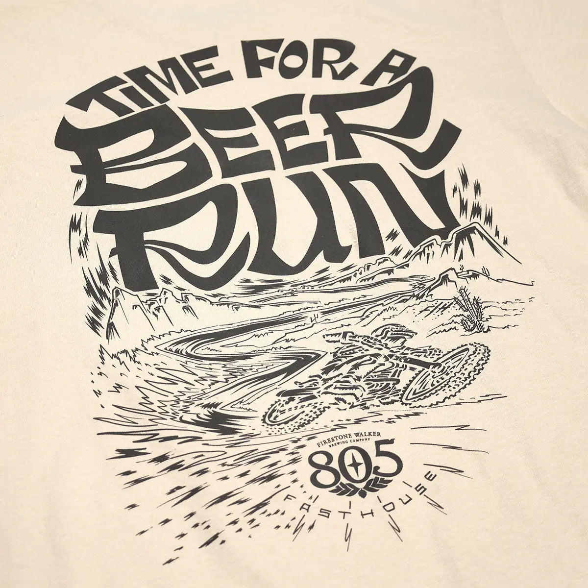 805 Desert Run Midweight Tee - Sand - Fasthouse
