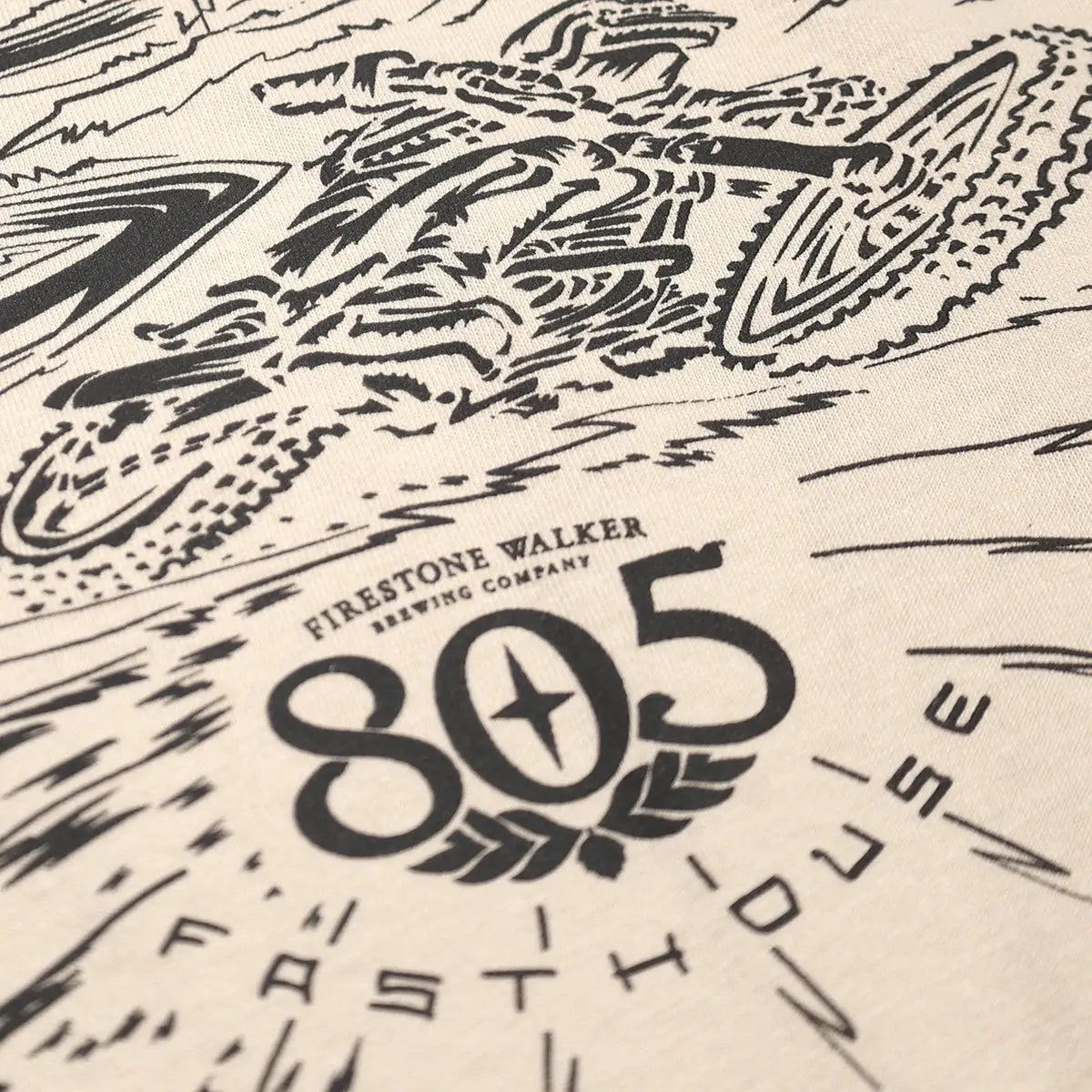 805 Desert Run Midweight Tee - Sand - Fasthouse