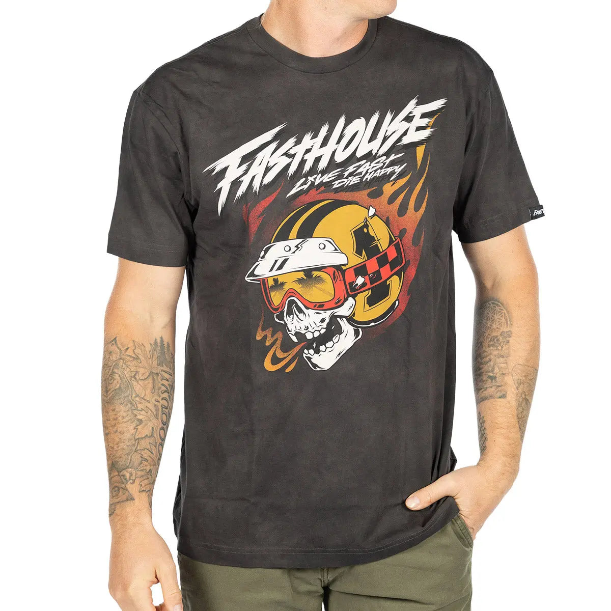Destroyer Tee - Black Crystal Wash Fasthouse