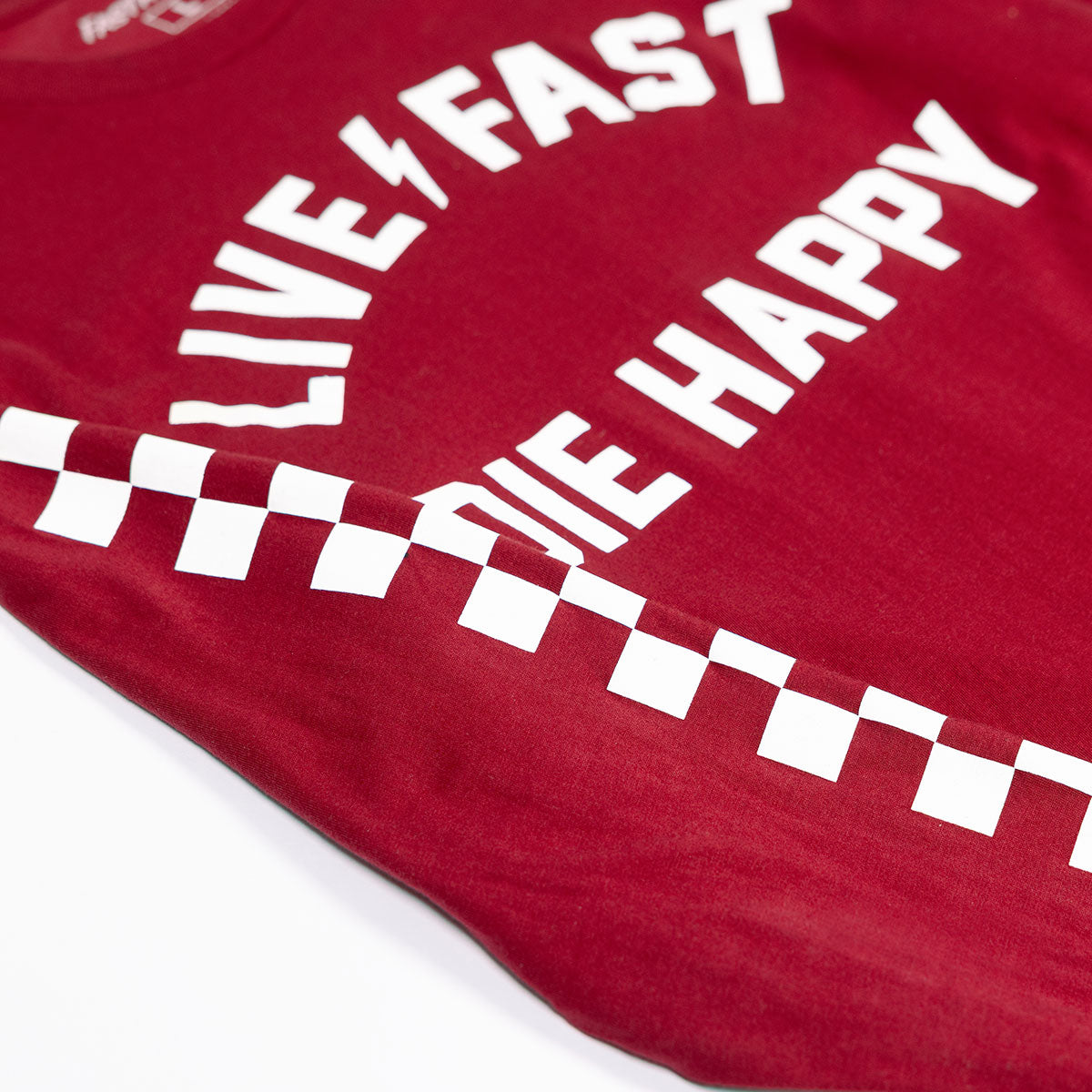 Die Happy LS Tee - Cardinal