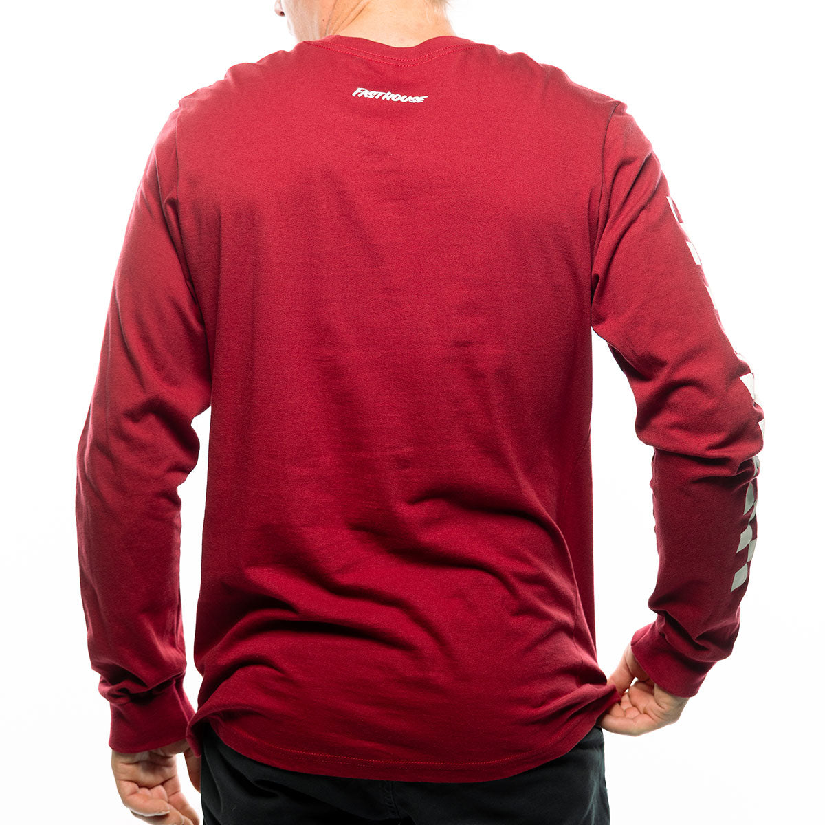 Die Happy LS Tee - Cardinal