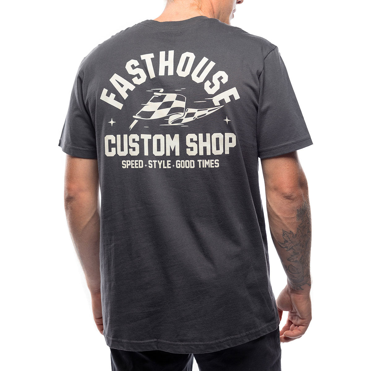 Dispatch Tee - Graphite Black