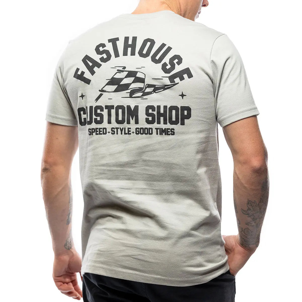 Dispatch Tee - Light Gray - Fasthouse