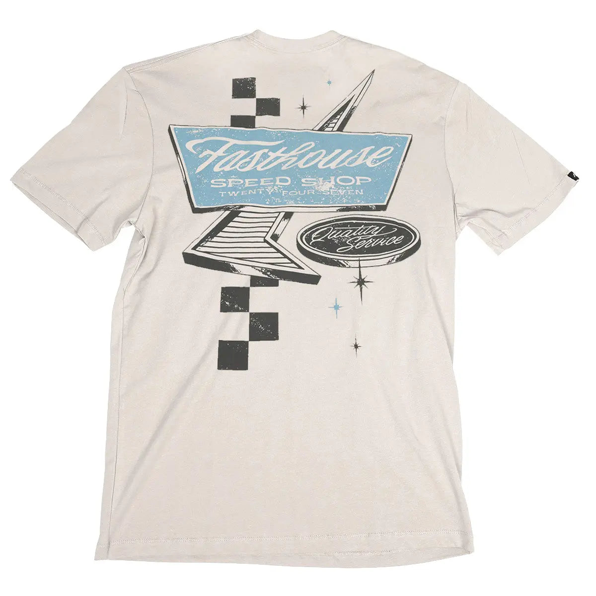 Drive In Tee - Light Gray Fasthouse