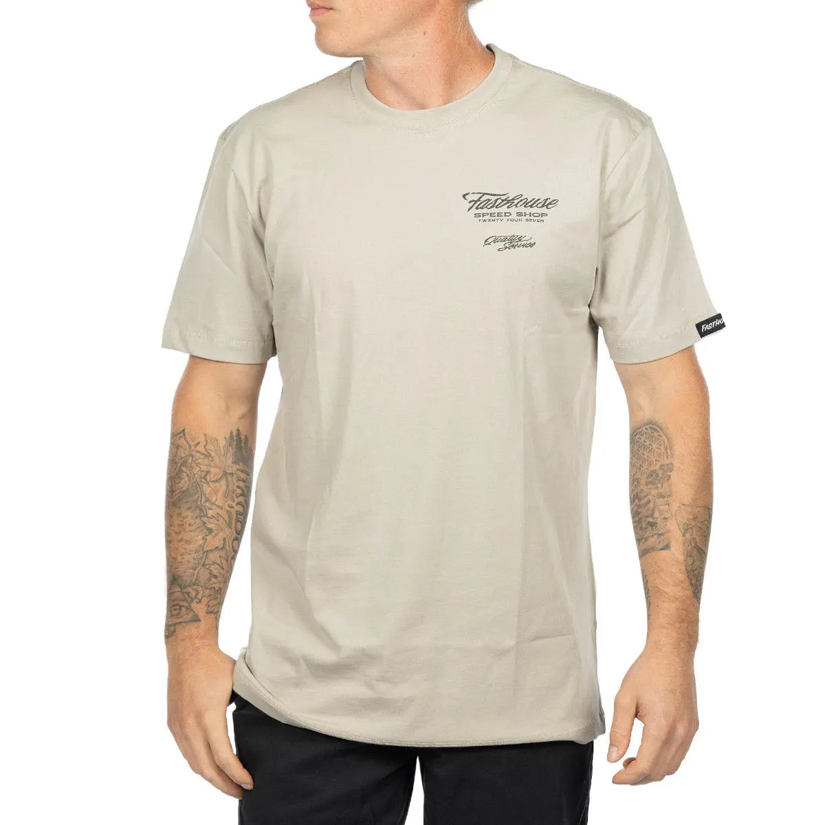 Drive In Tee - Light Gray Fasthouse