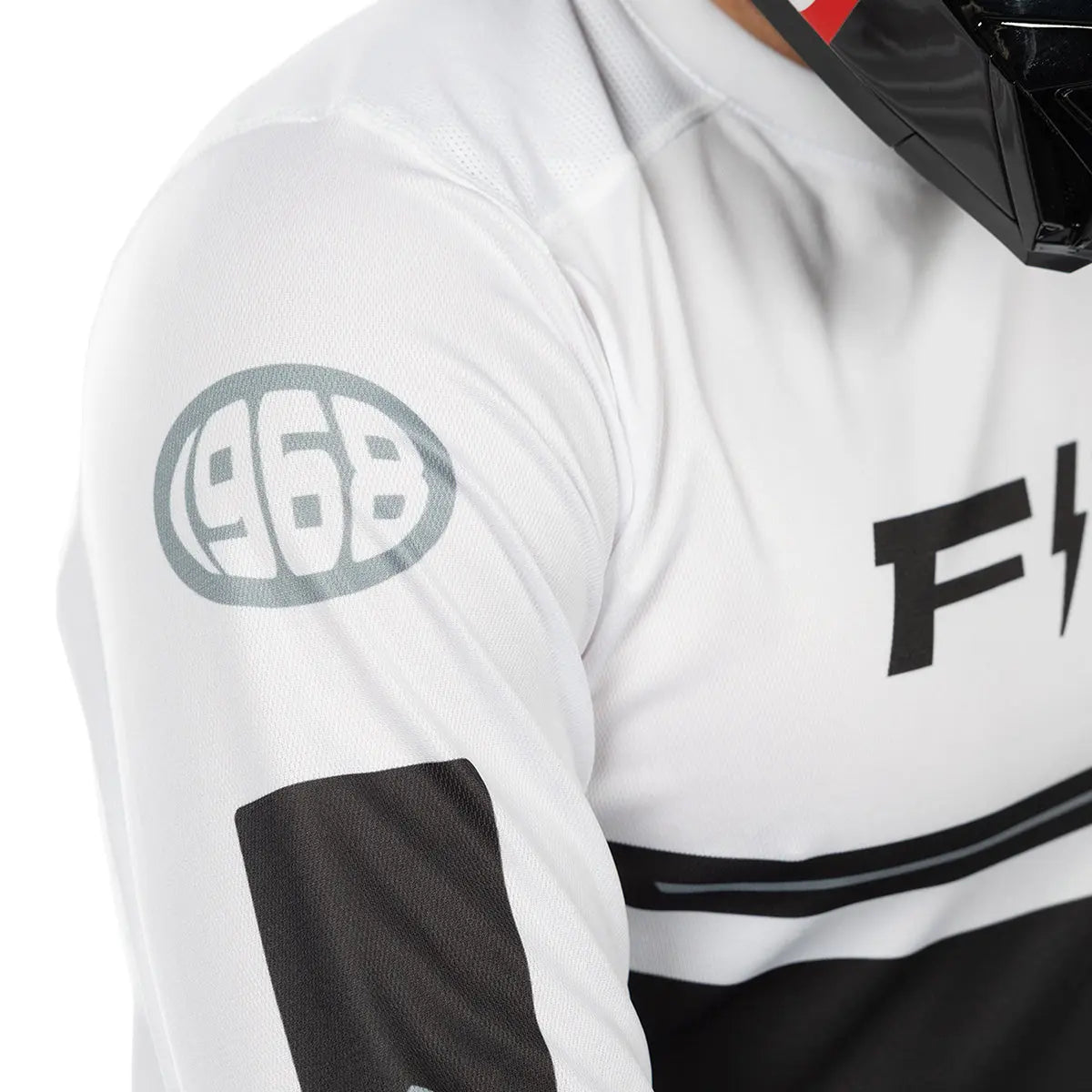 Elrod React Jersey - White/Black Fasthouse