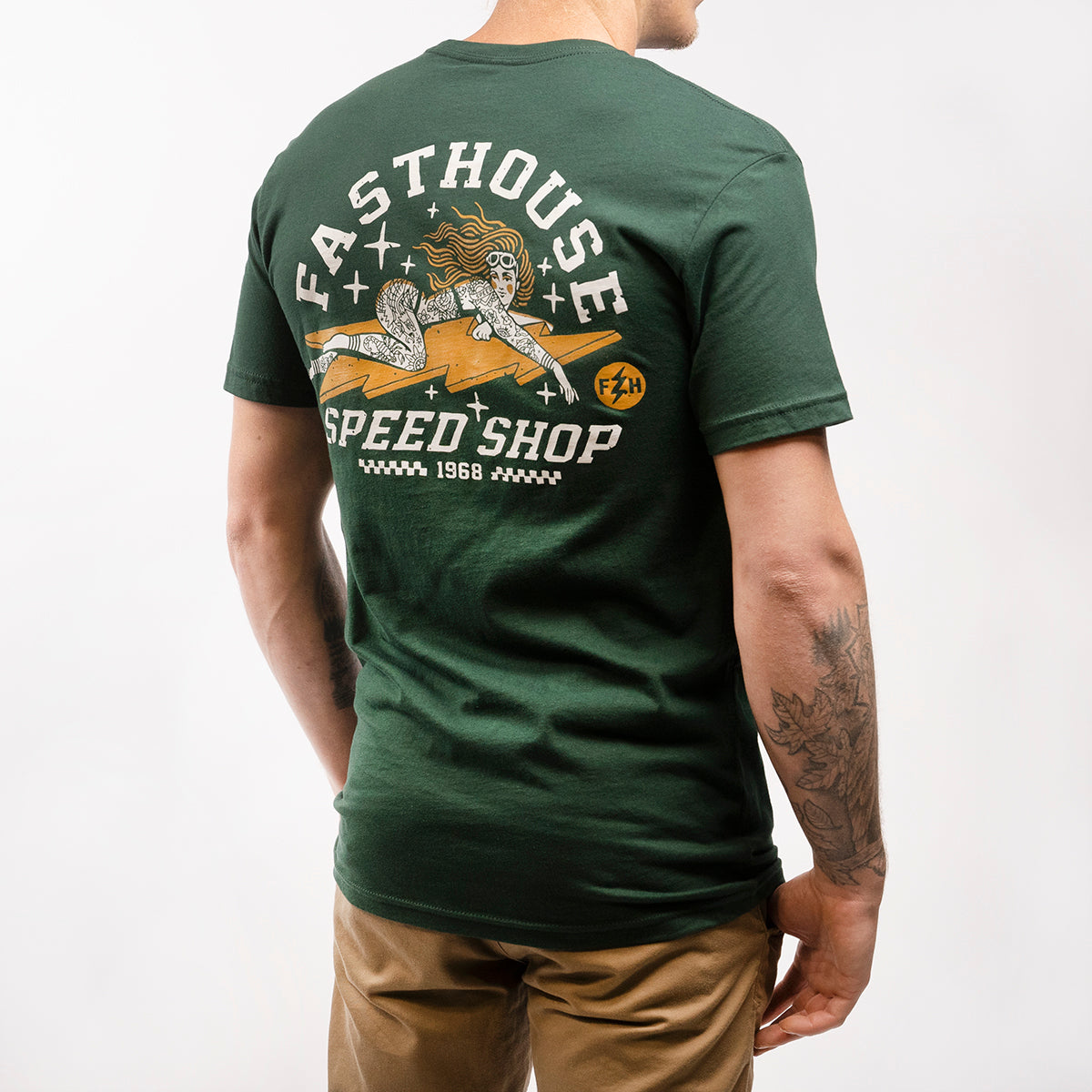 Eleanor Tee - Forest Green