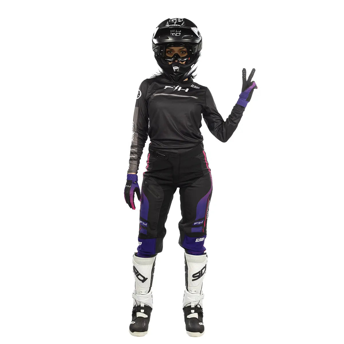 Elrod React Women's Jersey - Black Fasthouse