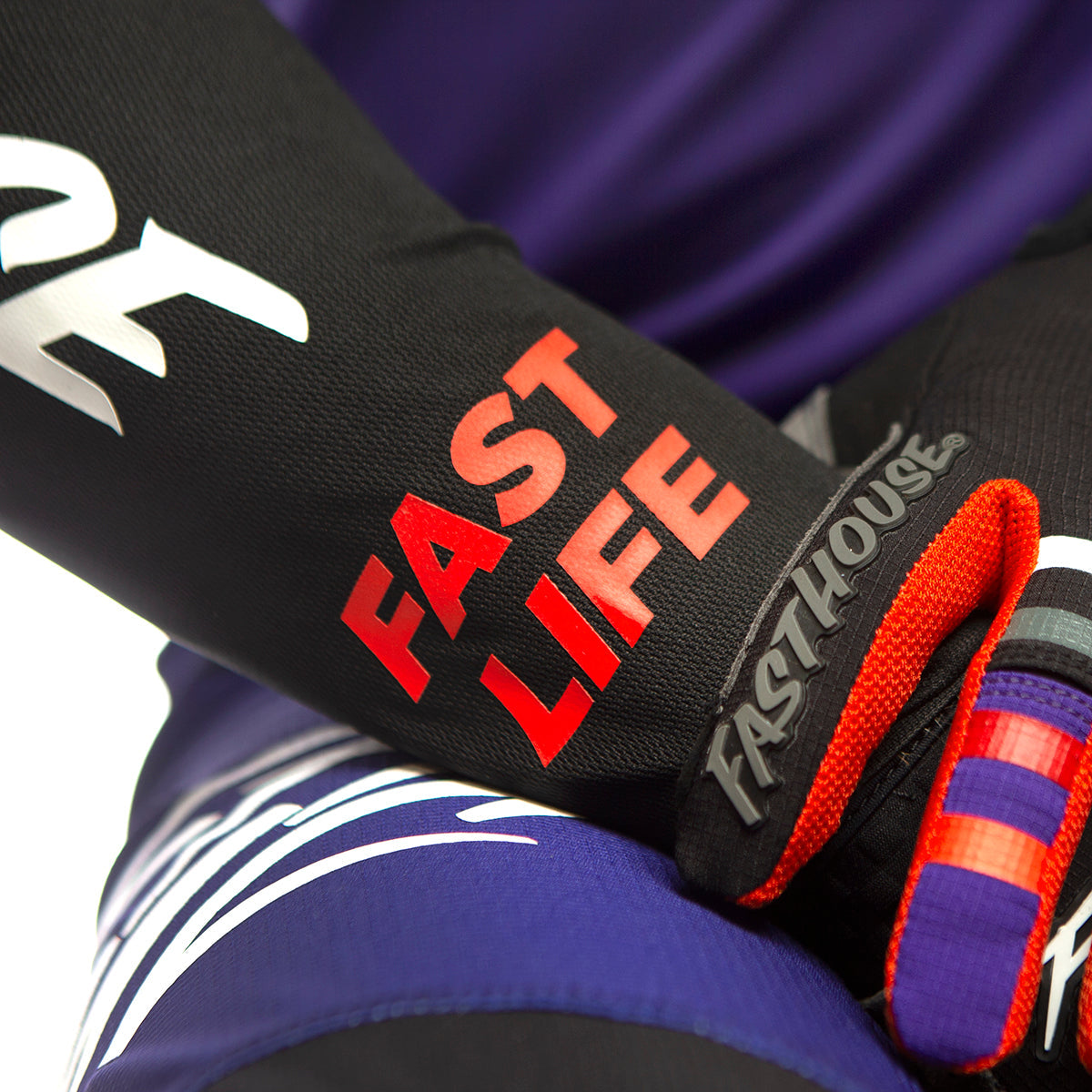 Elrod Evoke Jersey - Black/Purple Fasthouse