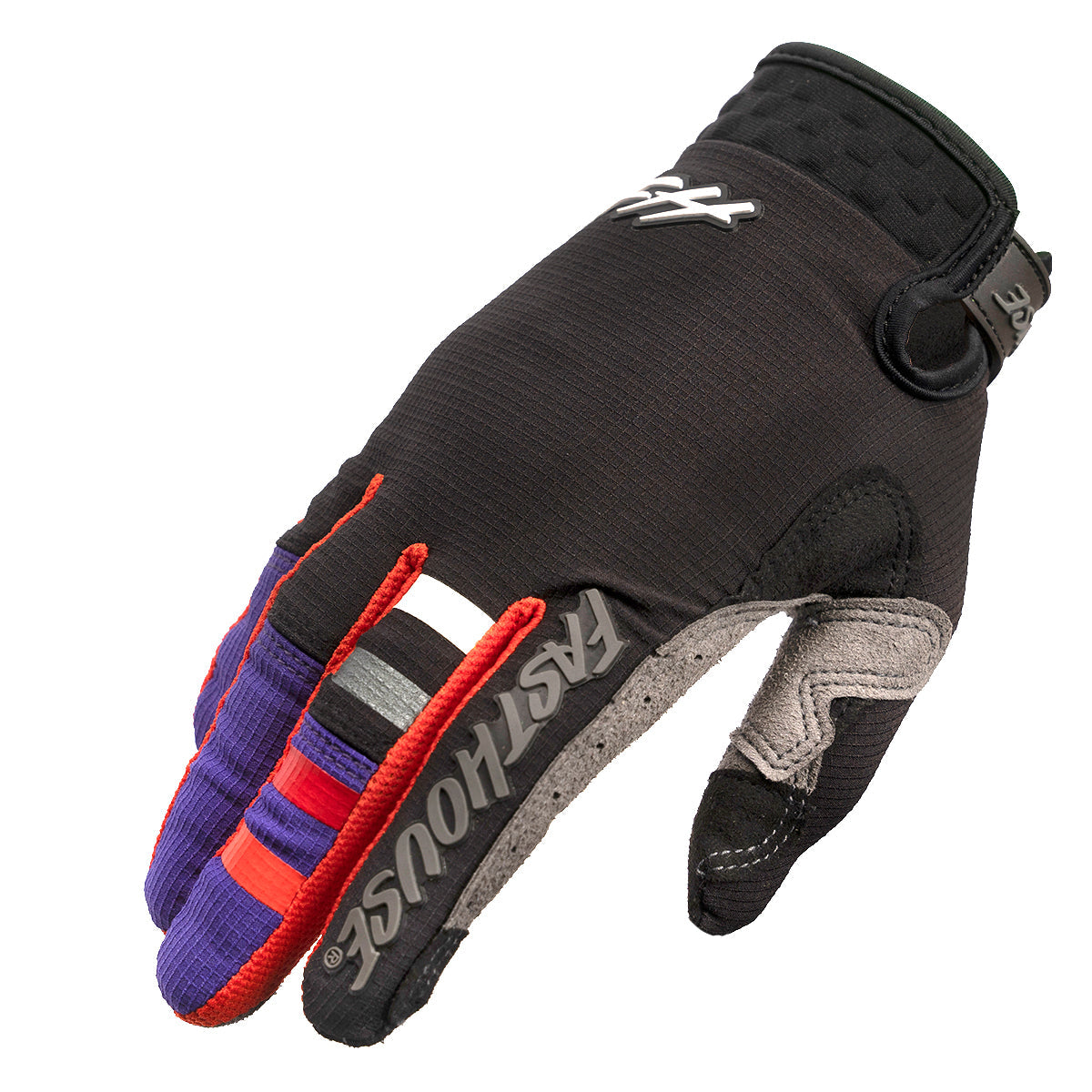 Elrod Evoke Glove - Black/Purple Closeout