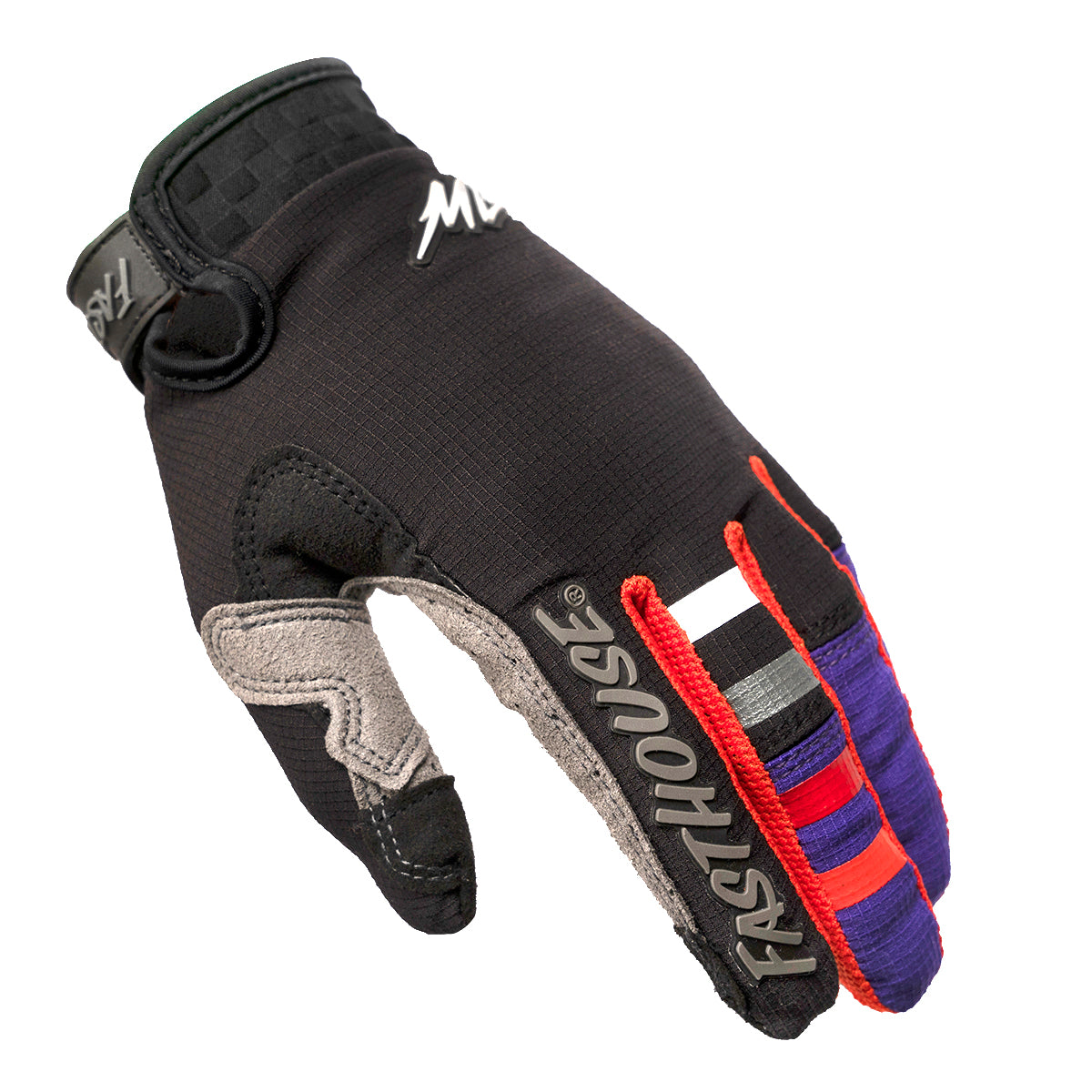 Elrod Evoke Glove - Black/Purple Closeout