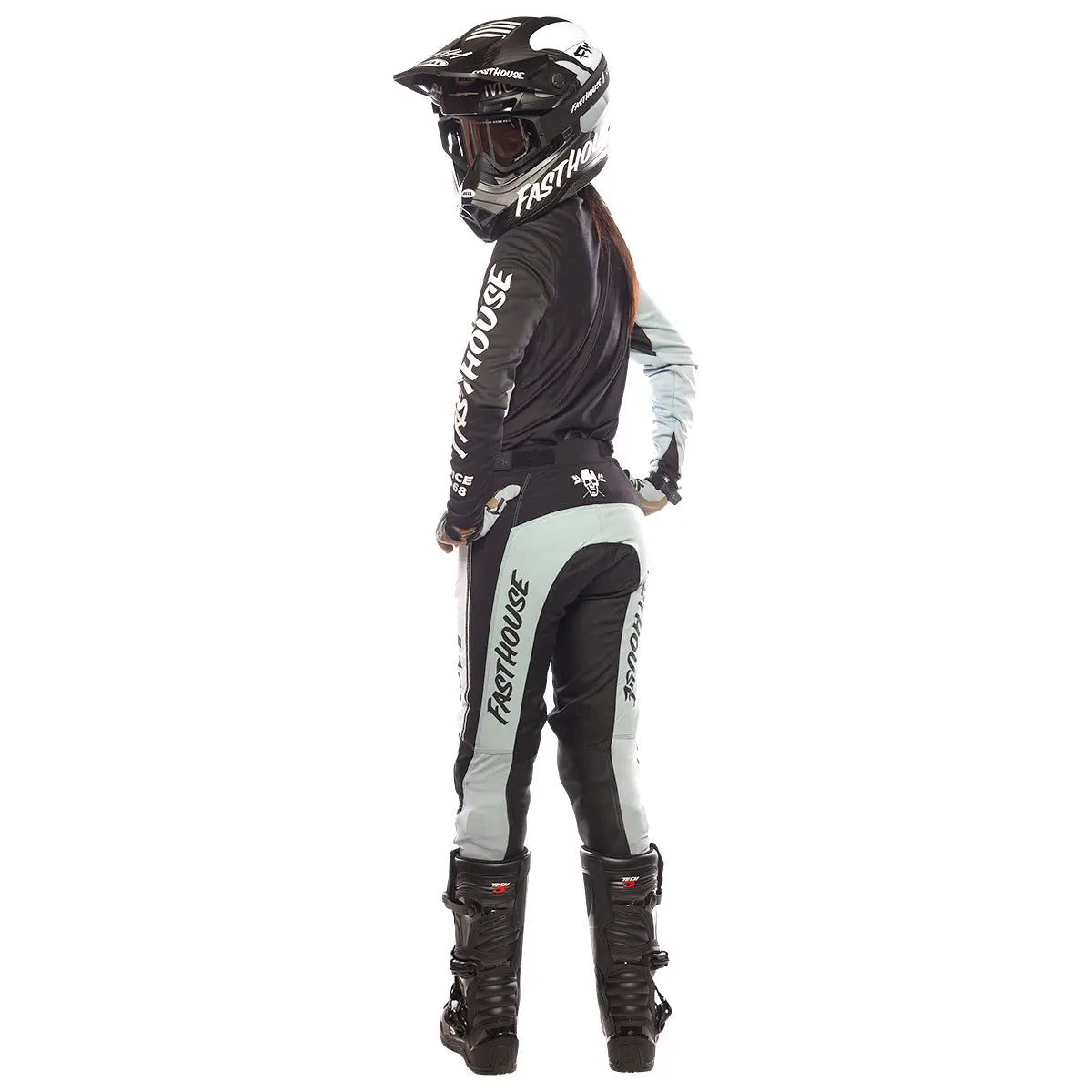 Elrod Evoke Women's Pant - White/Black Fasthouse