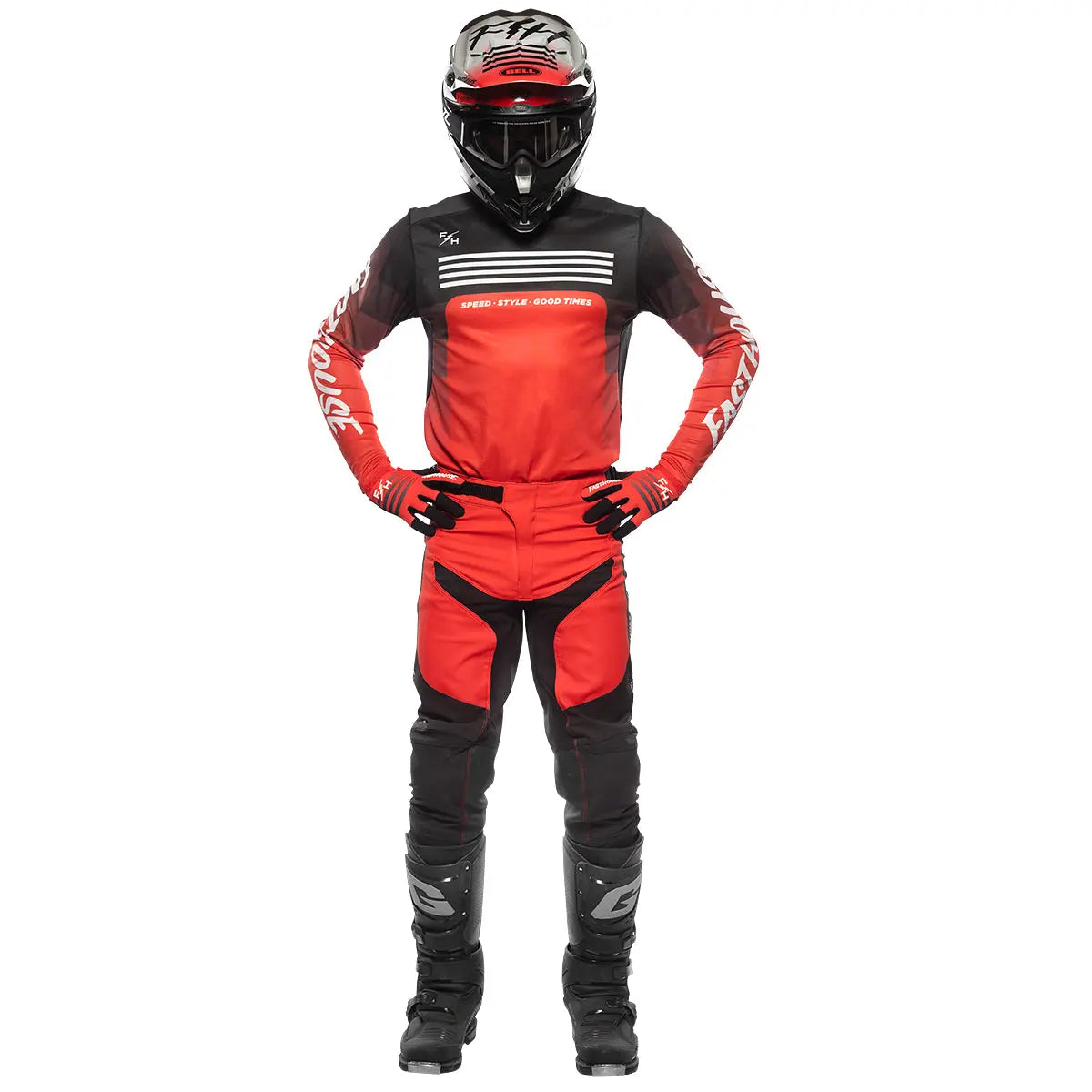 Elrod HyperSonic Pant - Red - Fasthouse