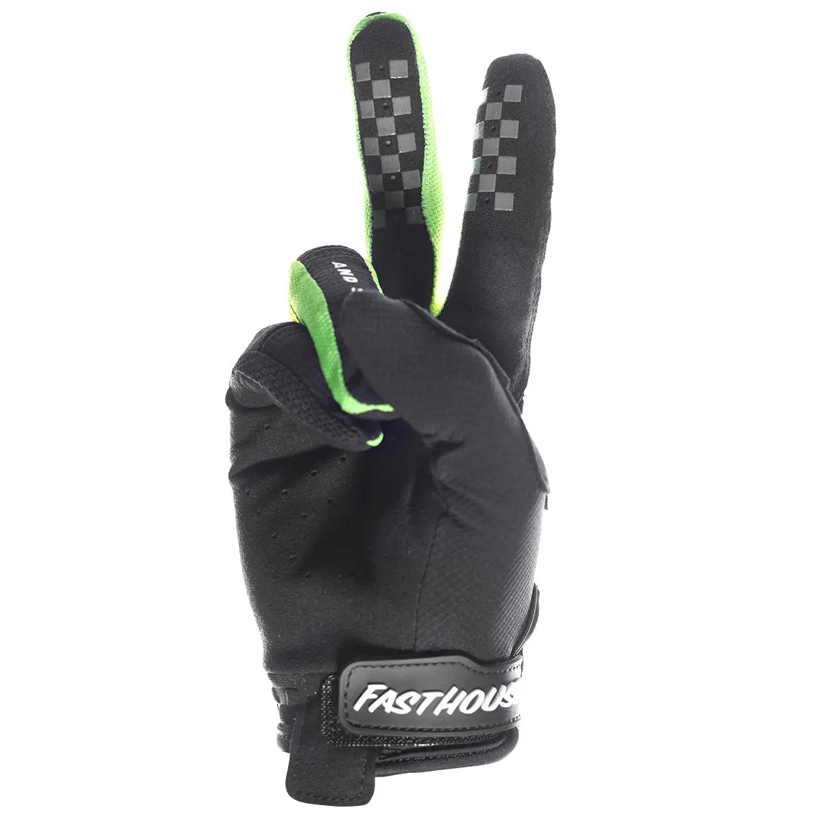 Elrod Nitro Glove - Black Neon - Fasthouse