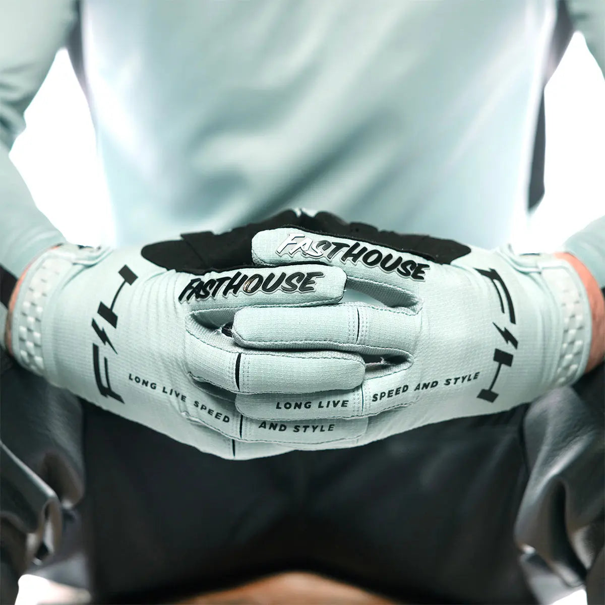 Elrod Nitro Glove - Oceanic Mint - Fasthouse