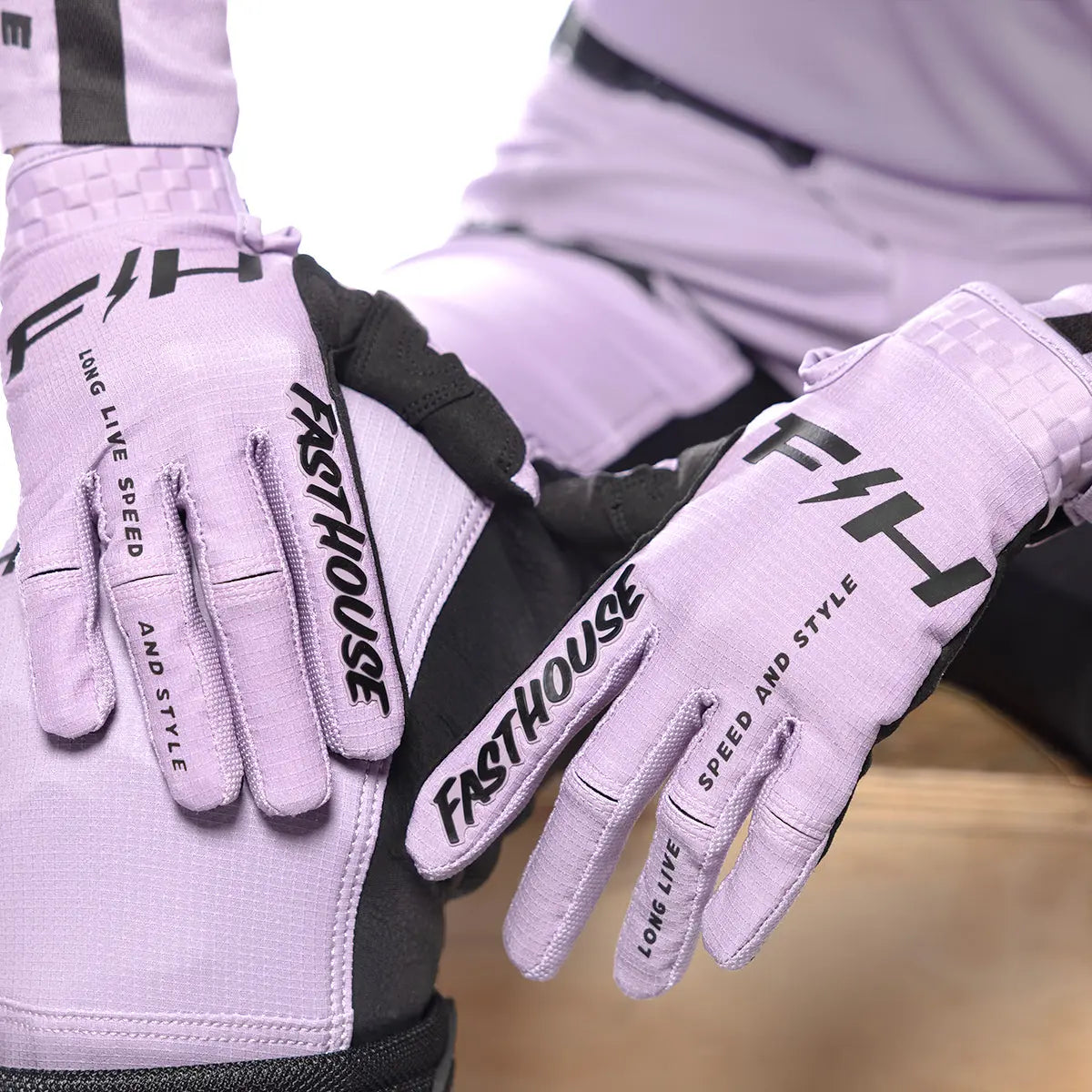 Elrod Nitro Glove - Smokey Lilac - Fasthouse