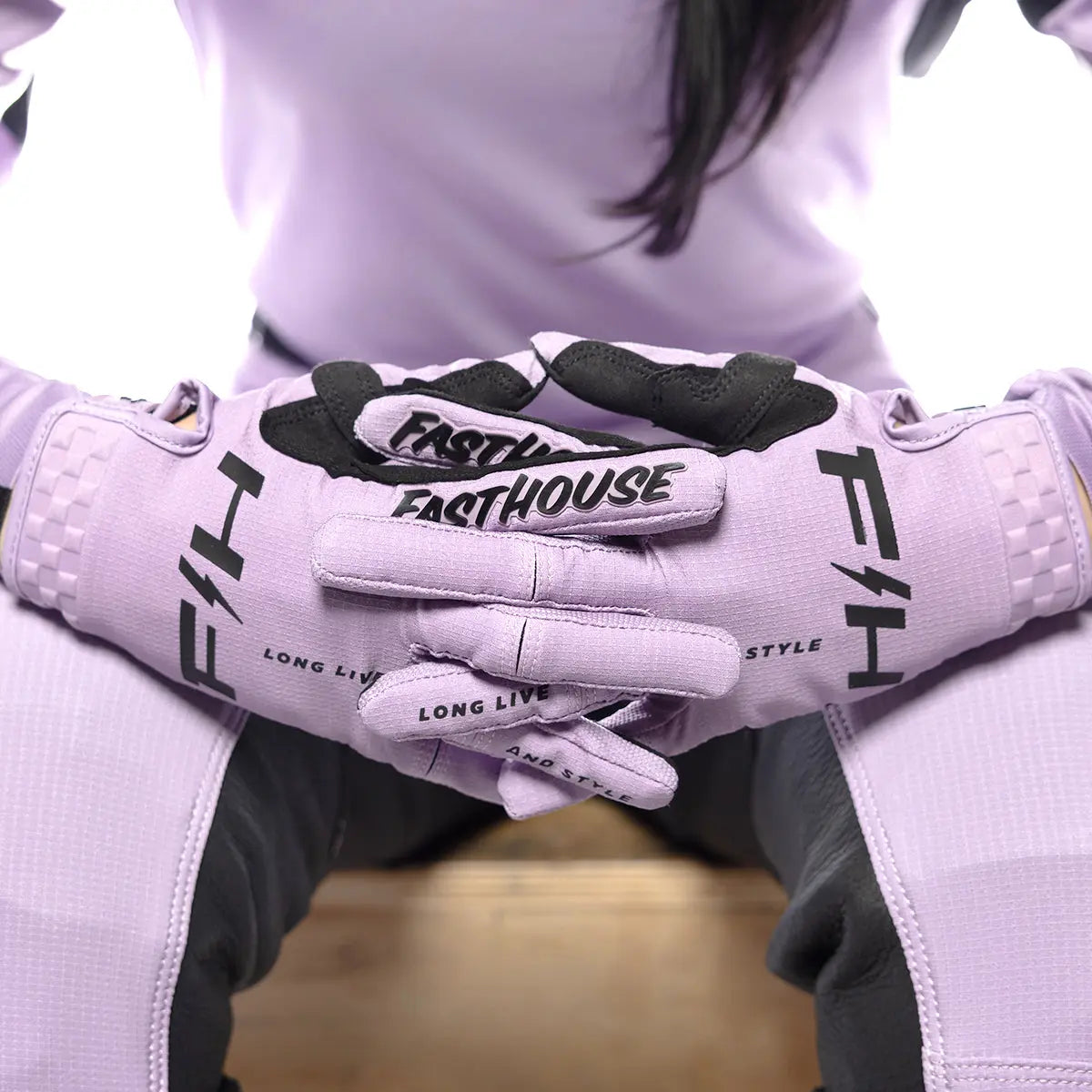 Elrod Nitro Glove - Smokey Lilac - Fasthouse