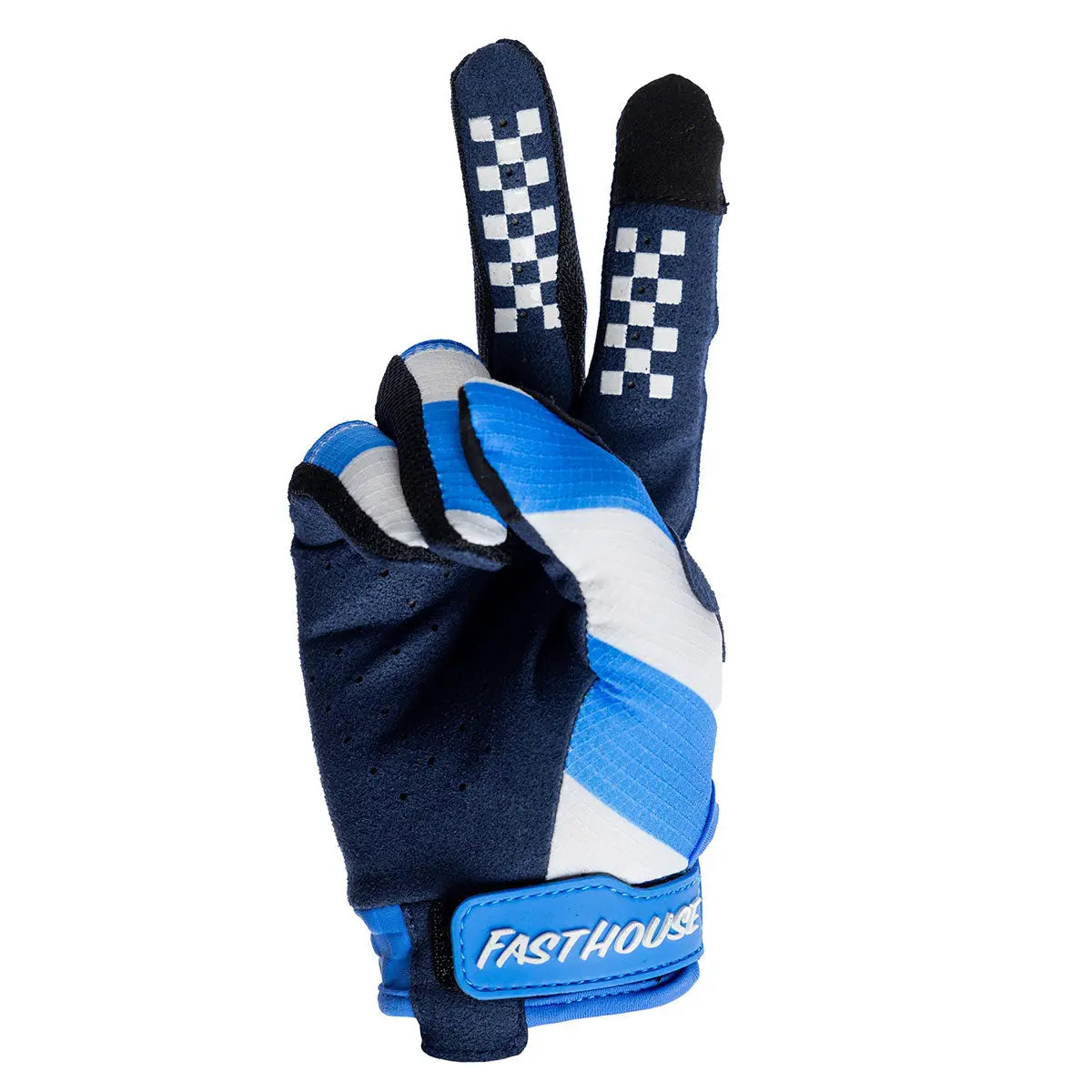 Elrod Ether Glove - Electric Blue/Navy - Fasthouse