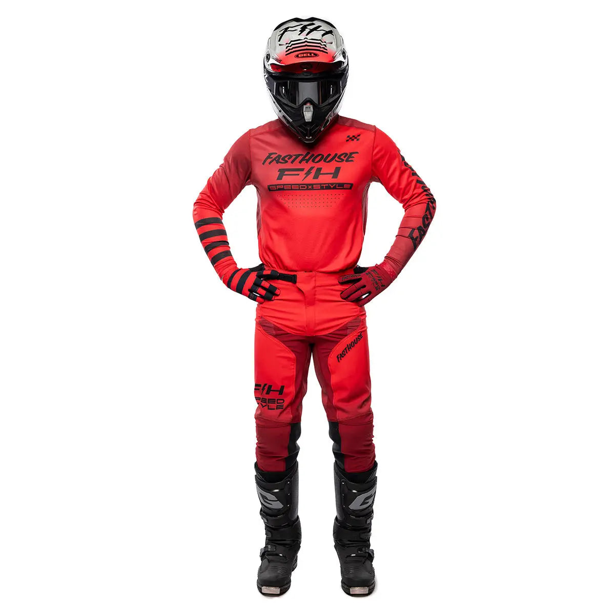 Elrod Ether Pant - Red/Jester Red - Fasthouse