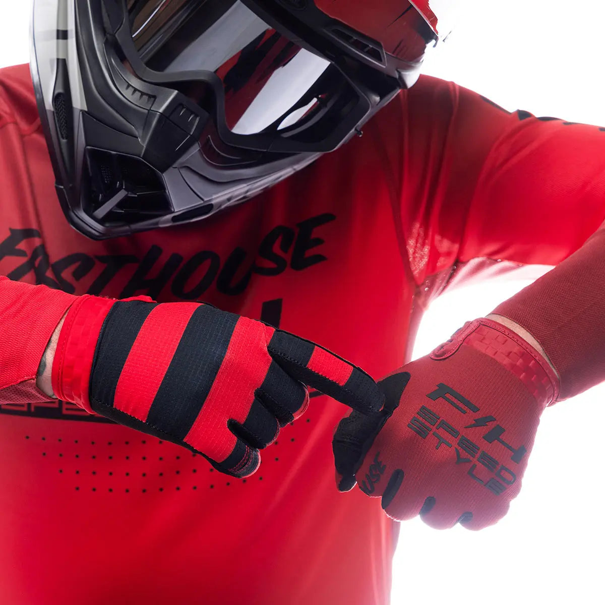Elrod Ether Glove - Red/Jester Red - Fasthouse