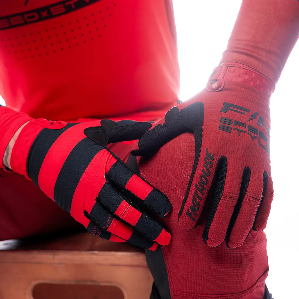 Elrod Ether Glove - Red/Jester Red - Fasthouse
