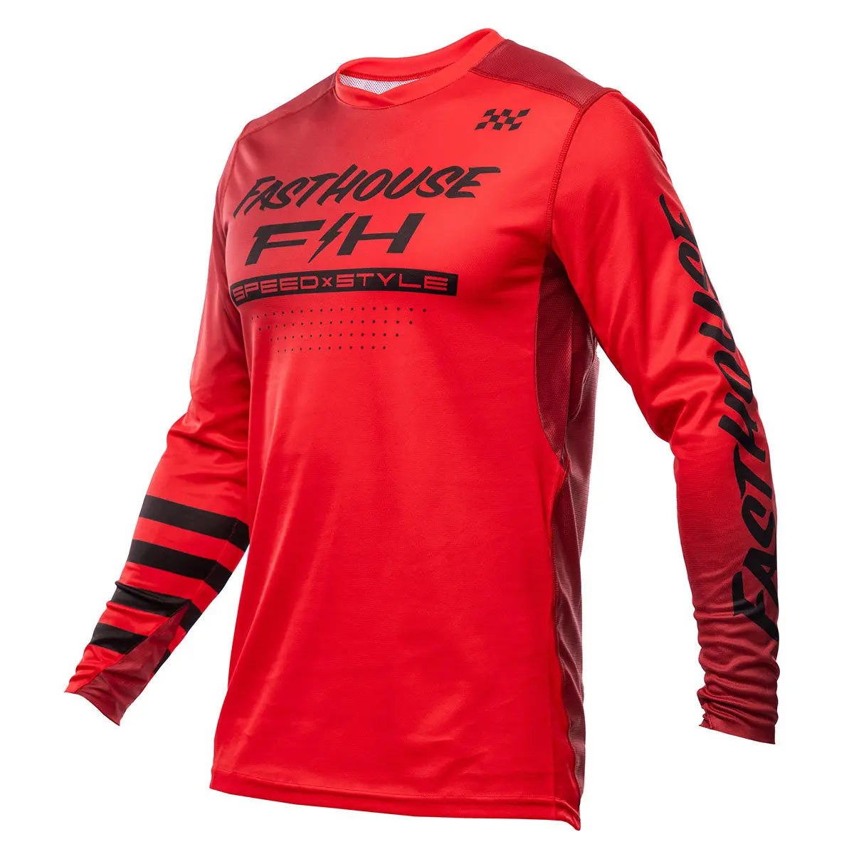 Elrod Ether Jersey - Red/Jester Red - Fasthouse
