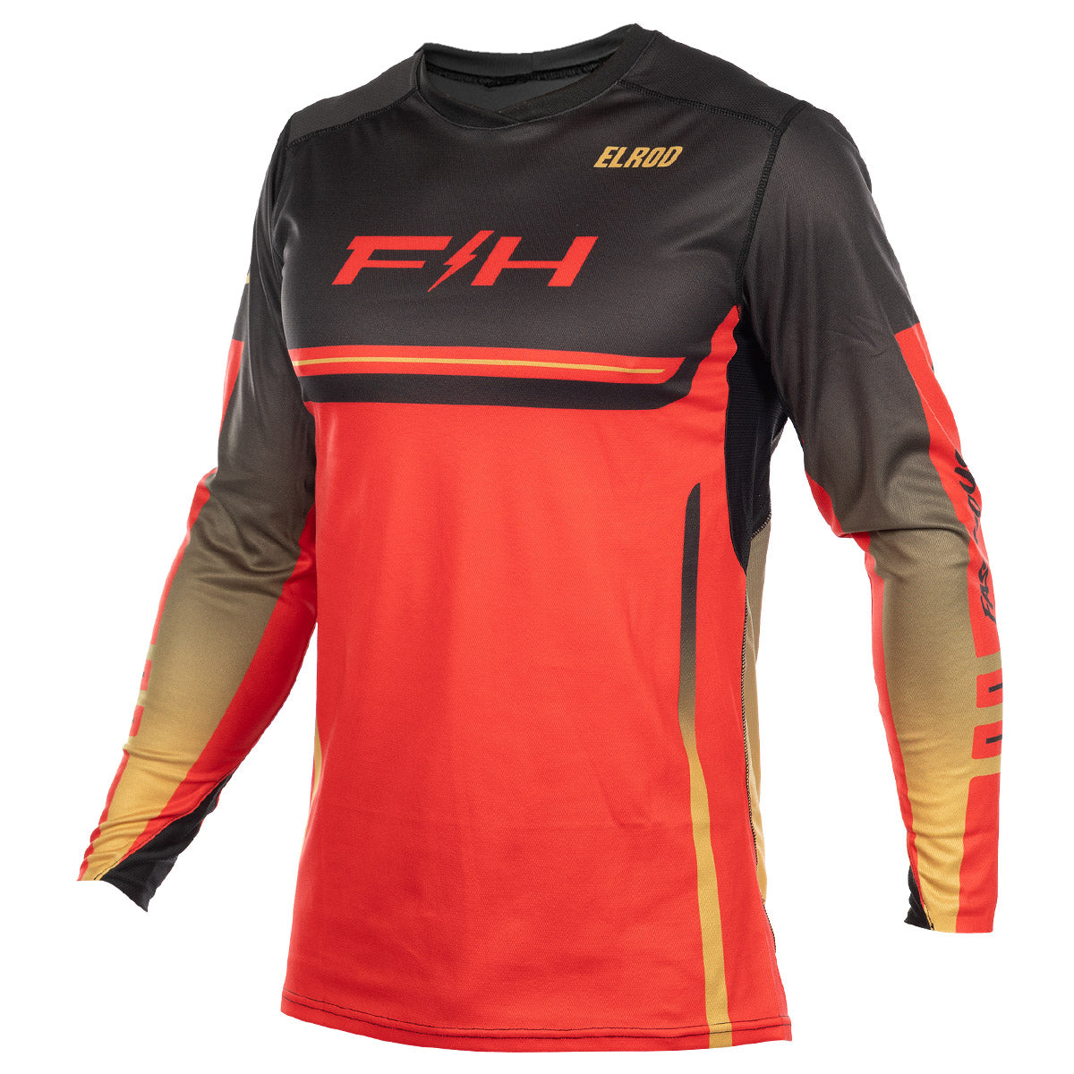 Elrod React Jersey - Racing Red/Black Fasthouse