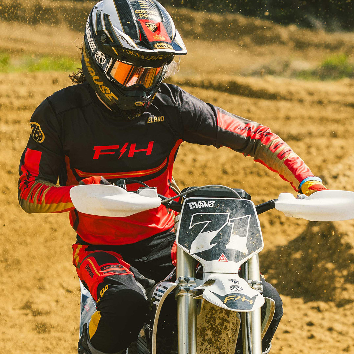 Elrod React Jersey - Racing Red/Black