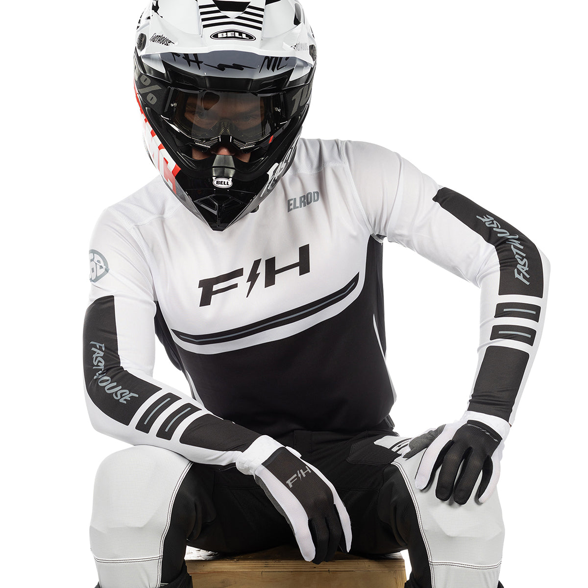 Elrod React Jersey - White/Black