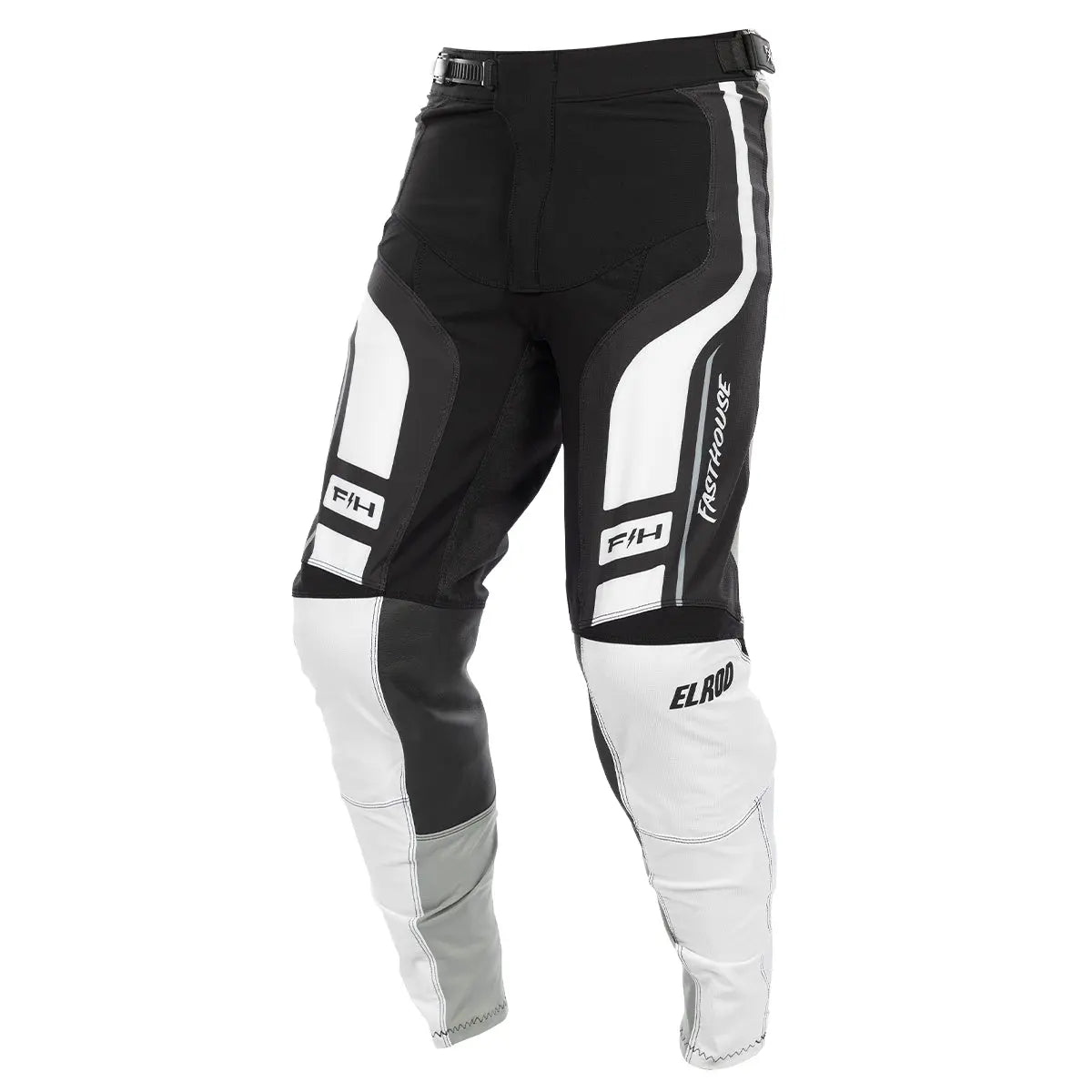 Elrod React Pant - White/Black Fasthouse