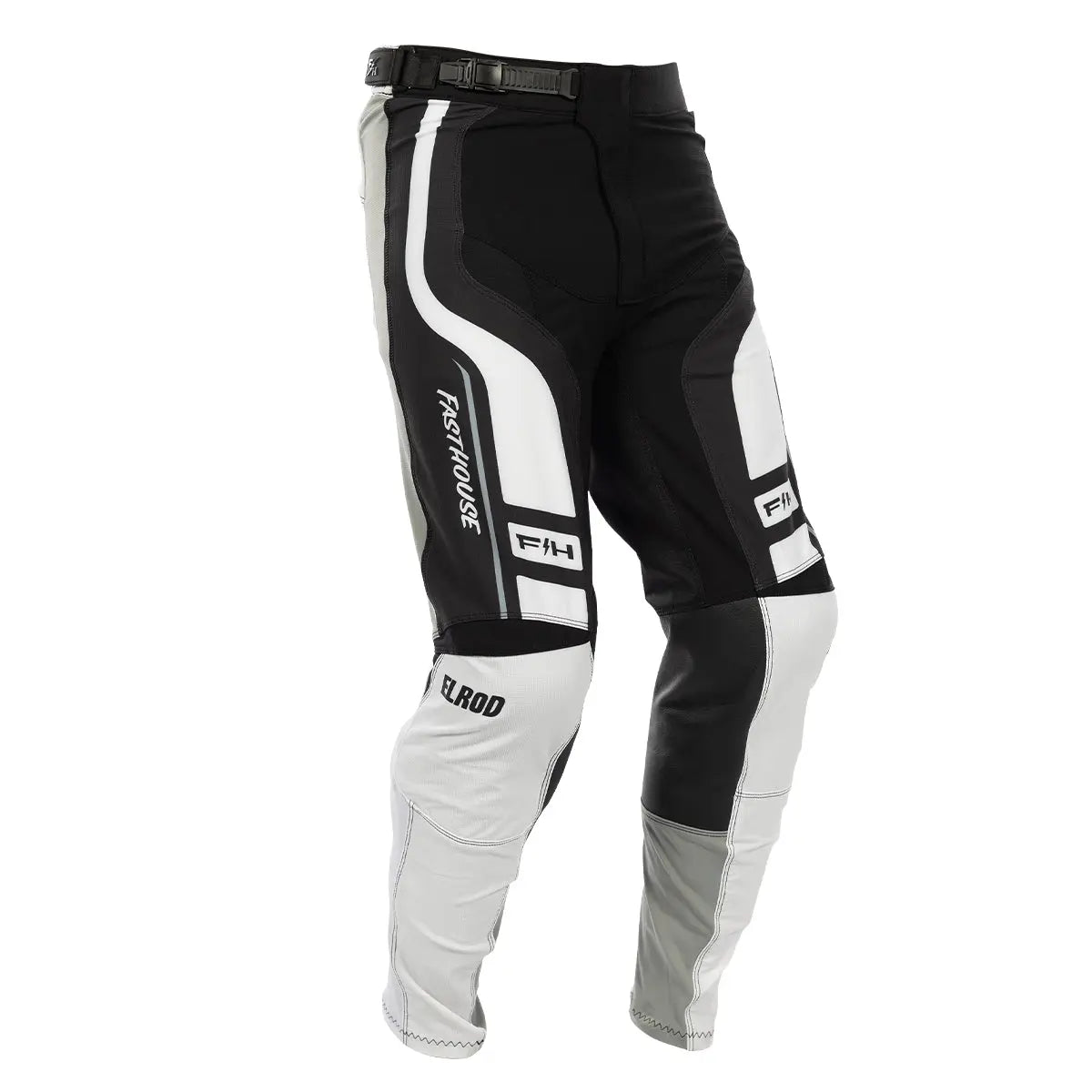 Elrod React Pant - White/Black Fasthouse