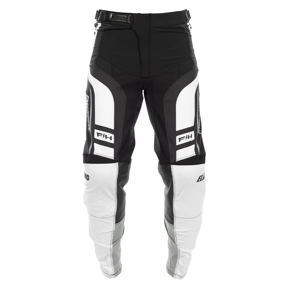 Elrod React Pant - White/Black Fasthouse