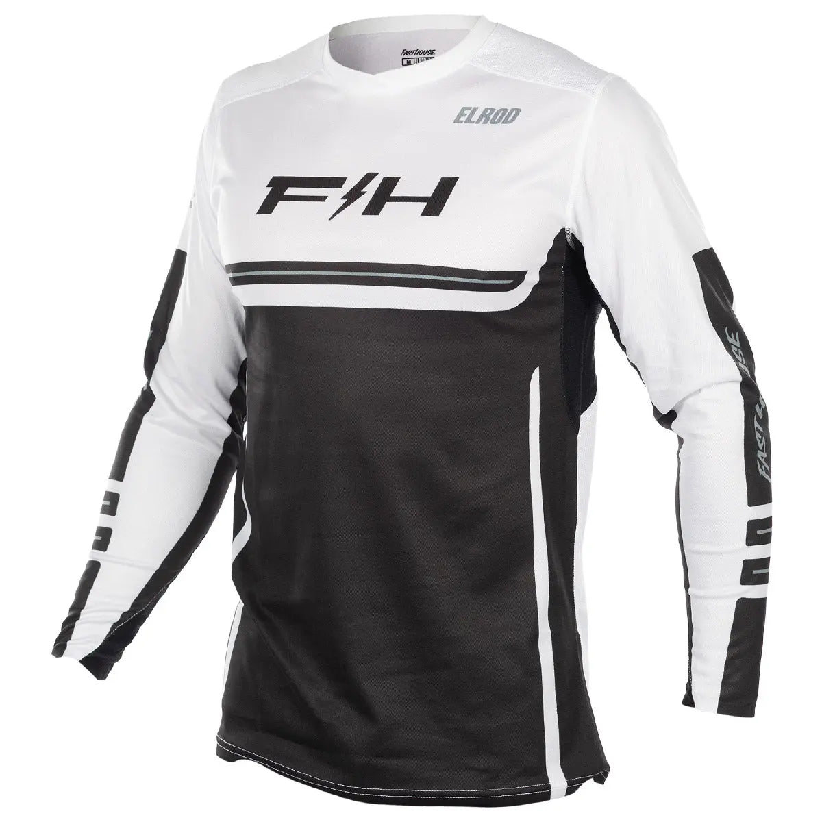 Elrod React Jersey - White/Black Fasthouse