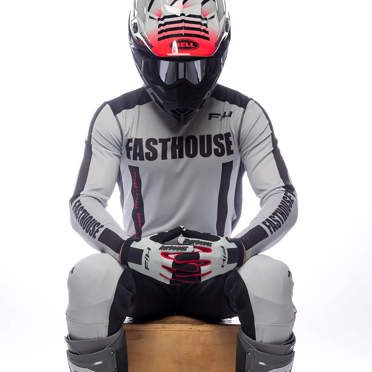 Elrod Storm Jersey - Fog/Black - Fasthouse
