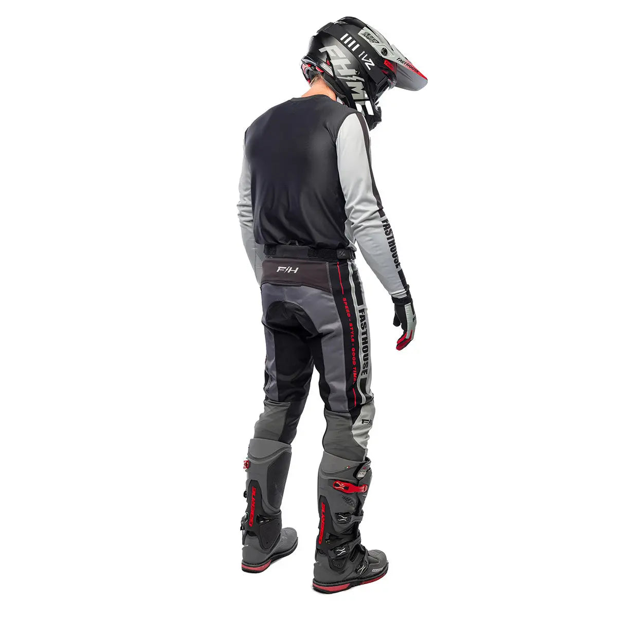 Elrod Storm Pant - Fog/Black - Fasthouse