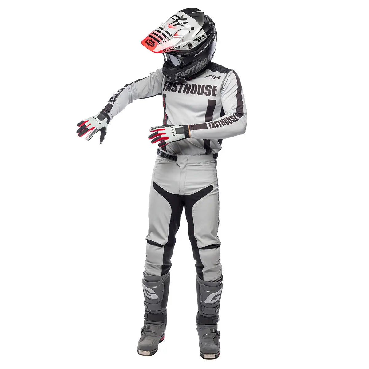 Elrod Storm Jersey - Fog/Black - Fasthouse