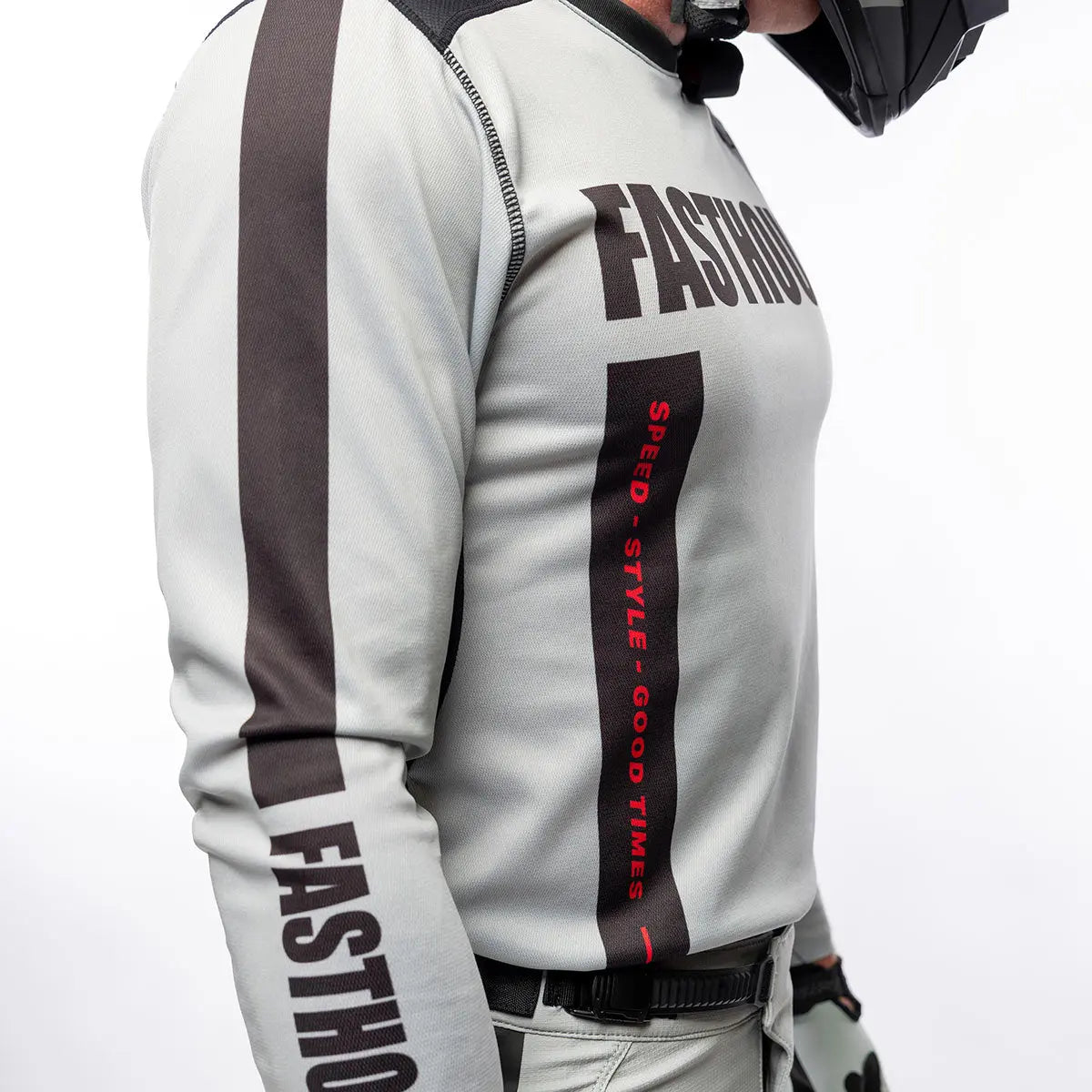 Elrod Storm Jersey - Fog/Black - Fasthouse