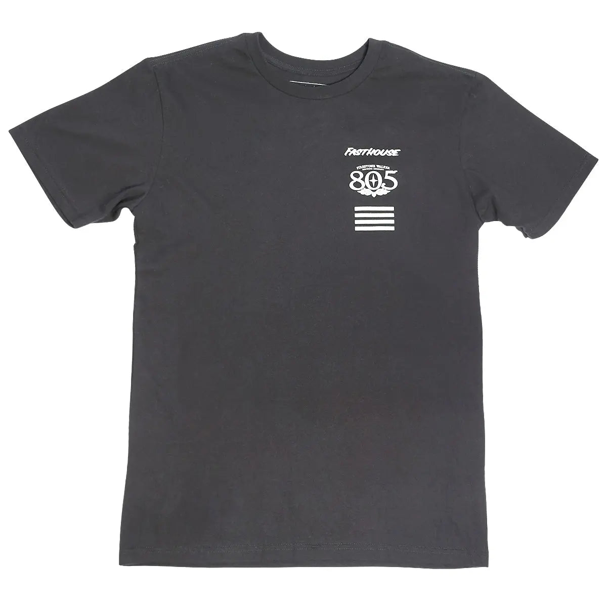 805 Crew Time Midweight Tee - Black - Fasthouse