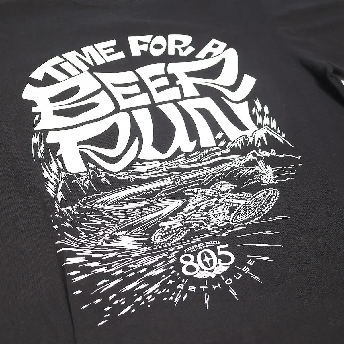 805 Desert Run Midweight Tee - Black - Fasthouse