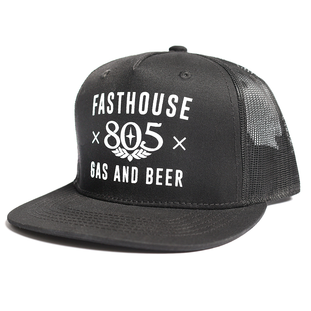 805 Gas & Beer Trucker Hat - Black closeout