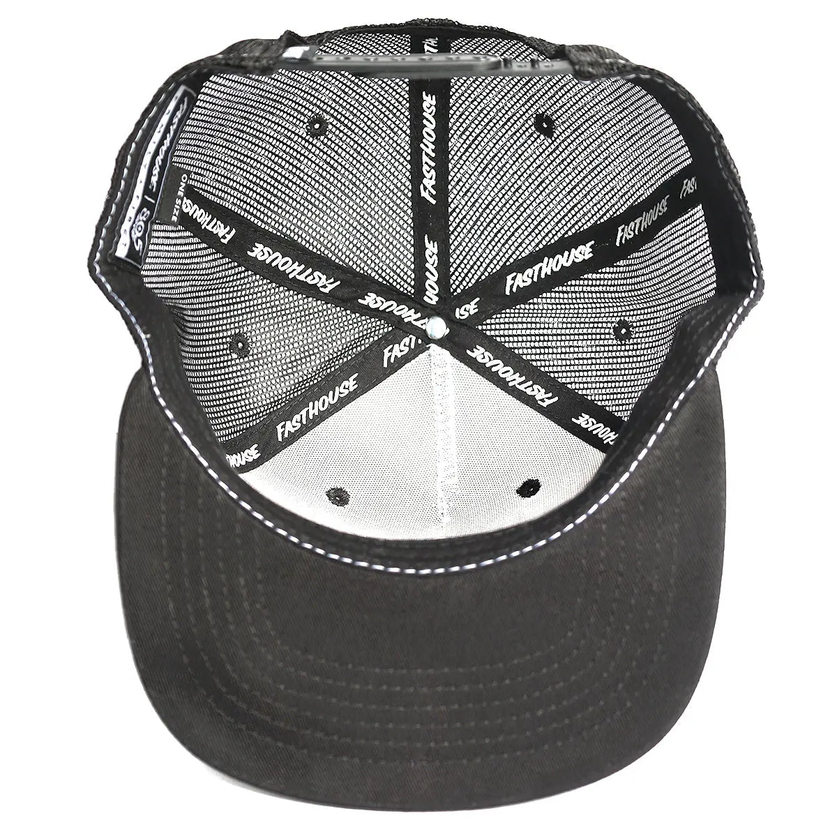 805 Gas & Beer Trucker Hat - White - Fasthouse