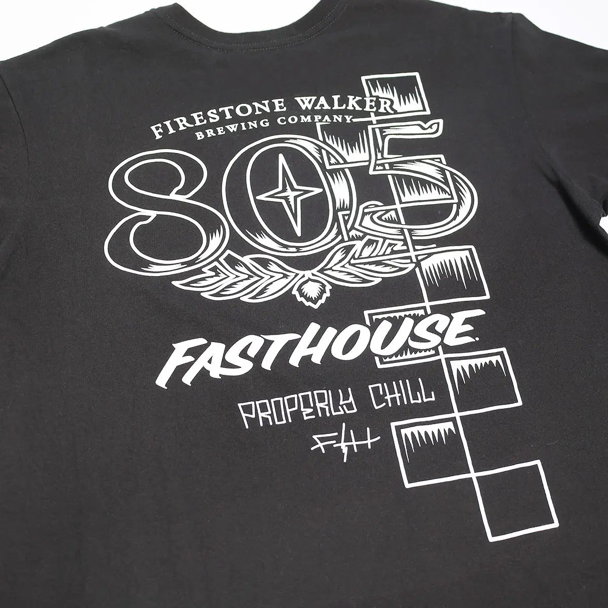 805 Luster Midweight Tee - Black - Fasthouse