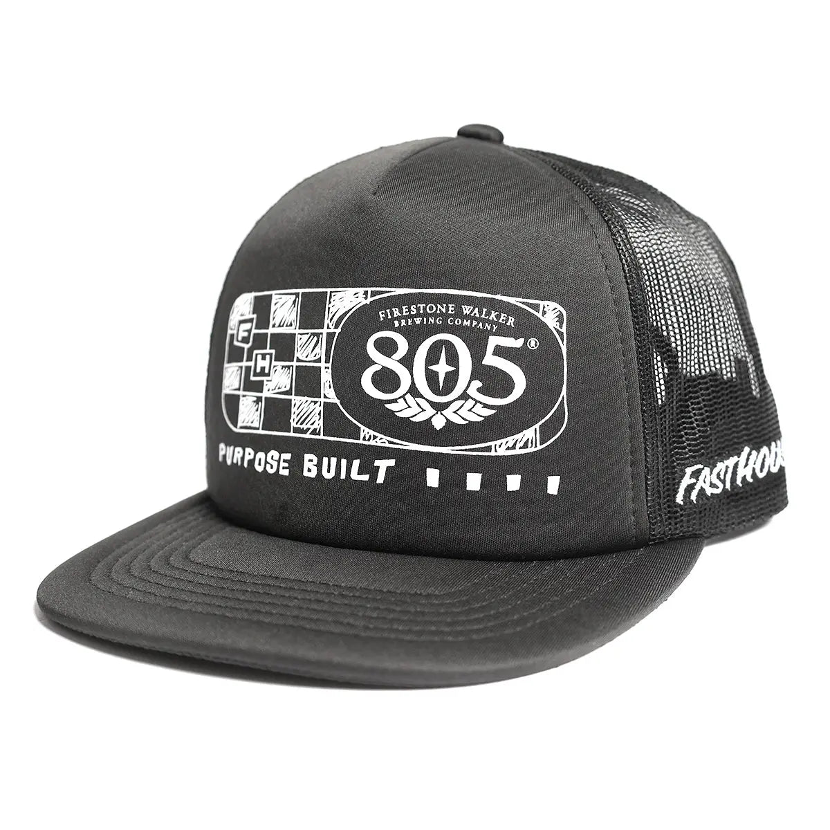 805 Purpose Hat - Black - Fasthouse