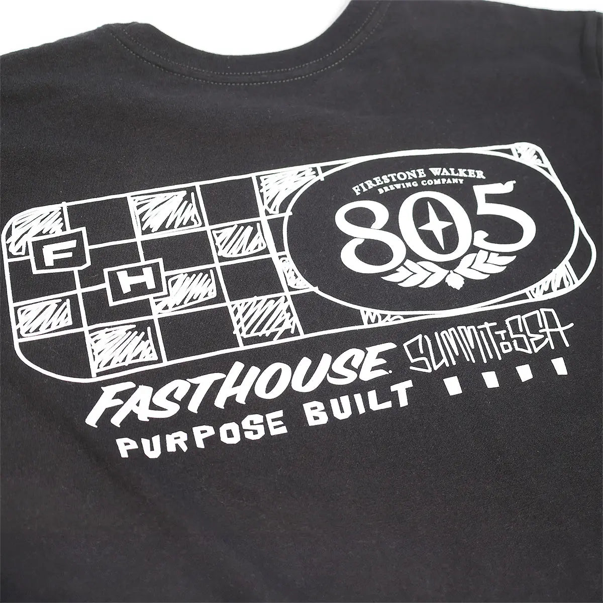 805 Purpose Midweight Tee - Black - Fasthouse
