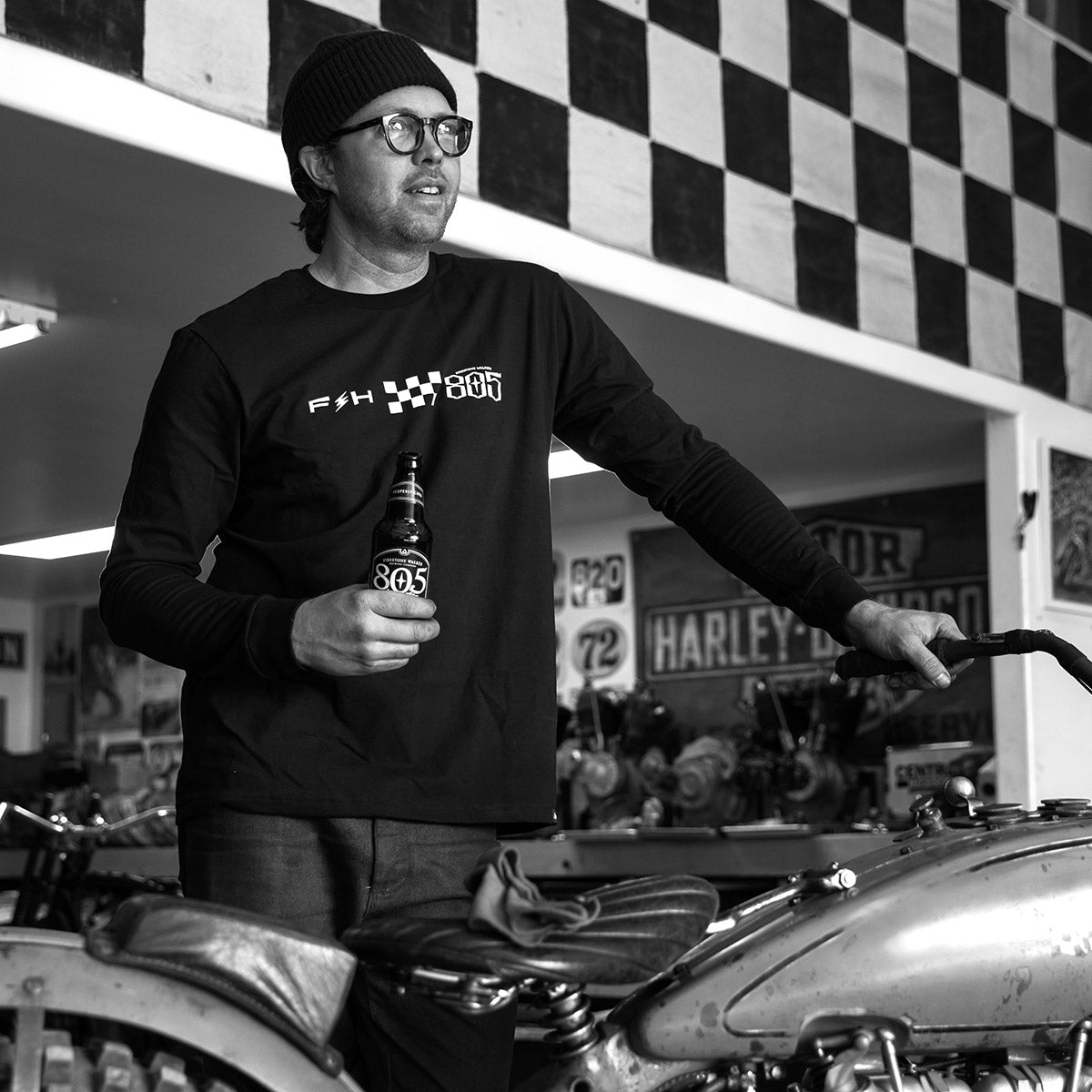 805 Motor Club LS Tee