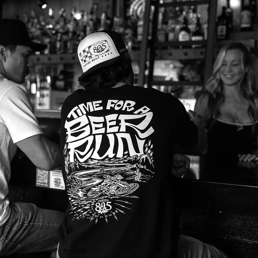 805 Desert Run Midweight Tee - Black - Fasthouse